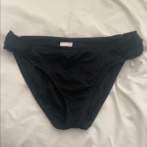 black bikini bottoms
